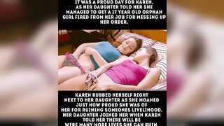 Karen couldn’t have been more proud of her prodigy daughter in the art of being a Karen