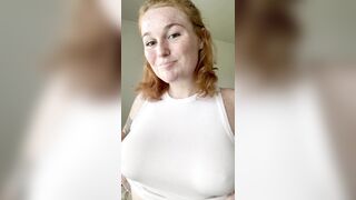 My first drop! Do you like my freckled tits? [oc]