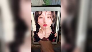 Seulgi receives facial