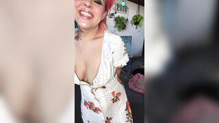 OC Titty pop in a cute sundress