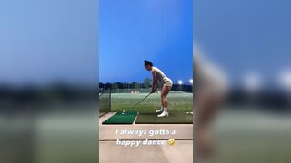 Golf Isn't Easy, But She At Least Makes It Fun To Watch