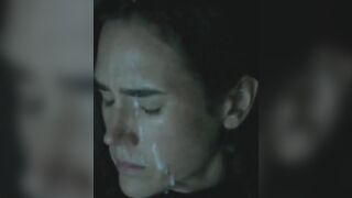 Still can’t believe there’s a movie (Shelter, 2014) where Jennifer Connelly gets a facial cumshot. Short scene but very hot.