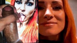 (WWE) ????Painted Becky Lynch's face???? with multiple cumshots????????. The Irish Lass Licker ???? got some well deserved facials for being so lusty.???? enjoy the tribute guys and leave your nasty filthy comments for Becky Lynch down below.????...