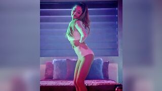 Ariana Grande teasing her tight ass