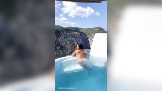 Demi in the Pool Contrast Correction (Full Video in Comments)