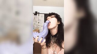you like when i throat this toy? gif