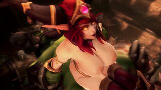Alexstrasza Gets Fucked By An Orc (Ambrosine) [World of Warcraft]
