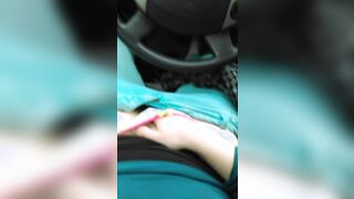 Masturbating in car