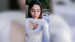 Hot n cute ???? gf video call with bf , check comments for full video ????