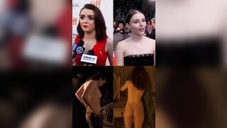 Maisie Williams or Thomasin McKenzie: who would you take from behind?