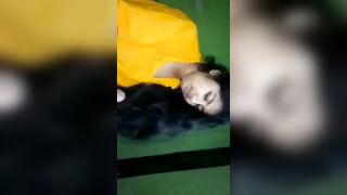 Hot Bangladeshi girl seductive stripping off her clothes, sucking dick and enjoying hard sex ????????????( watch full video link in comments)