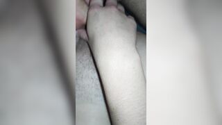 Real homemade amateur DP. Dildo in my pussy while he pounds my ass! Nice and full! [OC]