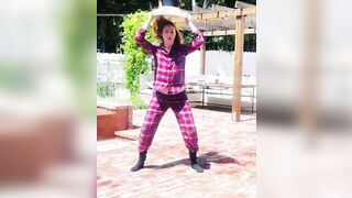 Karen Gillan dancing