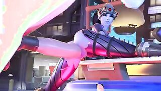 The stallion made a vaginal cum shot on Widowmaker (thebartender)