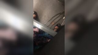 I made a big mess on this bus! Cum watch me! The actual video is 7 mins (f)