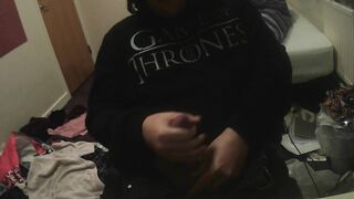 Cumming On My Hoodie! I Love Cumming On Things, Give Me Suggestions On What To Cum On!