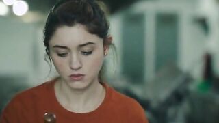 Natalia Dyer can't help but get turned on when watching a dick get sucked