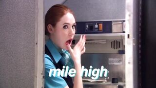 Karen Gillan loves being in the Mile High Club