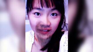 Flooded Tiffany Poon's Mouth with Cum