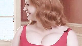 Would love to fuck Christina Hendricks roughly while I fondle her giant tits.