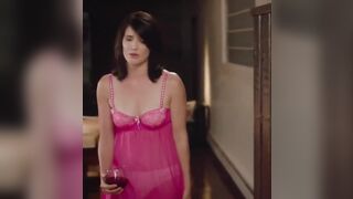 After a long day, Cobie Smulders is home waiting for you