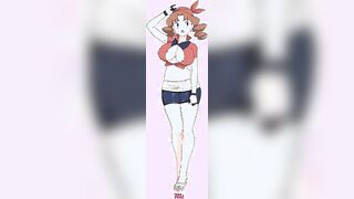 Sun & Moon Mom, Caroline, Rosa's Mom - Pokemoms try out their daughter's clothes (R3dFiVe) [Pokemon]