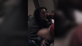 Wife throat fucked by stranger