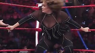 Nikki A.S.H. getting suffocated by Nia Jax