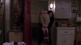 Kristy Swanson's butt carried by Catherine Zeta Jones