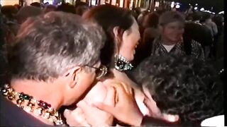 Busty Teen Lets Strange Old Men Suck on Her Tits During Mardi Gras