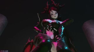 [OC] [MMD] Halloween Special Teaser! Demon Succubus Dances For You Jiggling Her Big Tits (SFW version)