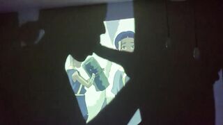 My ex and I used to love playing with the shadows my projector would produce, just wanted to share ????