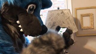 Happy Halloween! The scariest thing about fursuiting is... technology! You can’t use phones or keyboards with hand paws. Being so cute has its downsides.
