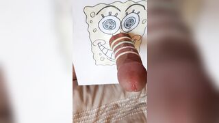 #spongebob #cocknose #bigcock #smile #precum link to the gallery in comment