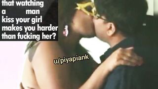 (OC) Hot Indian wife Priya (F4M) smooched madly by a stranger! Do u guys kiss her? Nasty comments plz!