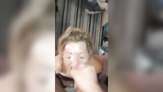 Slut Got Her Face Glazed
