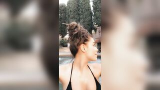 Madisyn Shipman Black Bikini