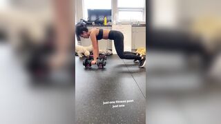 Camila Mendes working out!