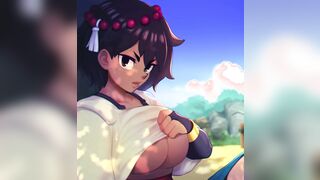 Ajna flashes her tits (Bajima Shouhei) [Indivisible]