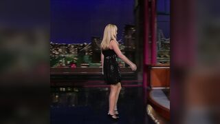 Hayden Panettiere's little black dress on Letterman