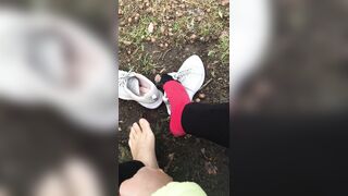 Worship a tired foot 1 min vid removal