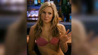 Kristen Bell would be so good in a gangbang. Her tight and petite body quivering as she's pumped full of cocks
