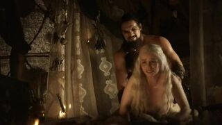 This scene literally makes me wanna get fucked like Emilia Clarke by a bud, or maybe just khal drago himself