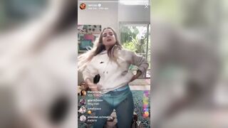 Jojo flashed her big titty to all her fans on Instagram in a desperate attempt to get publicity