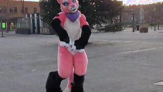 Kickflip and Tre Flip in fursuit!