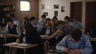 Chloe Grace Moretz making out with her teacher during class