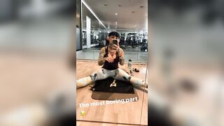 Leg Spreading at the Gym