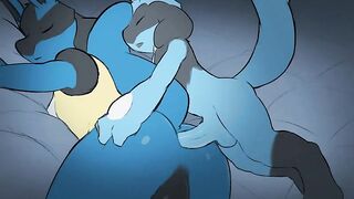 Riolu and Lucario [MM] (Dacad)