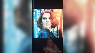 Scarlett Johansson hot cum tribute