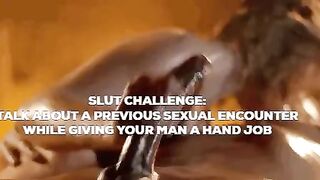 Slut challenge: tell your boyfriend how big was the cock you fucked last time while giving him a handjob ???? Chrono his time to cum ????????
